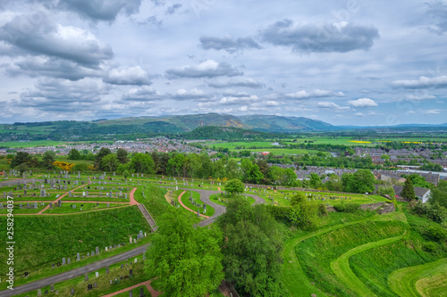 Blick ins Umland von Stirling/Schottland