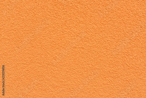 Mur fin crépi orange pastel