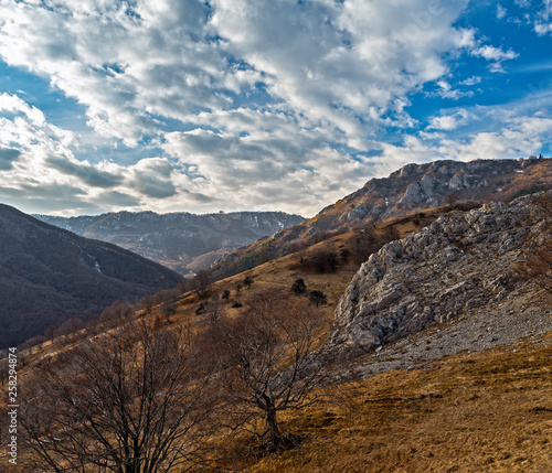 Up in the mountains early spring 