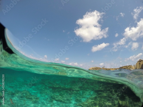 Underwater image in Formentera Balearics Spain