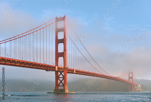 Golden Gate Bridge at morning  San Francisco  California
