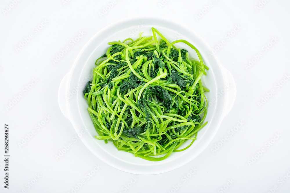 Spring seasonal vegetable gourmet fried motherwort Spring seasonal vegetable gourmet fried motherwort