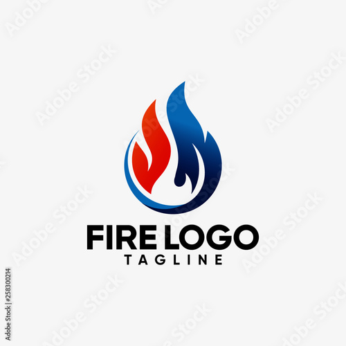 Fototapeta Naklejka Na Ścianę i Meble -  Fire Logo Templates