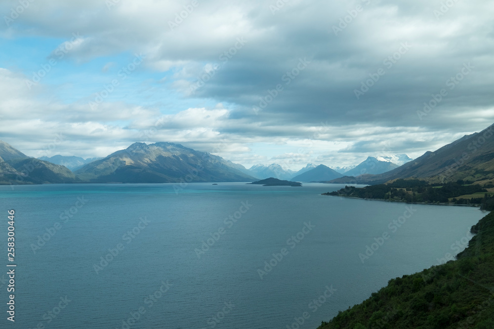 Mountain views, streams and lakes and plants of New Zealand Mountain views, streams and lakes and plants of New Zealand