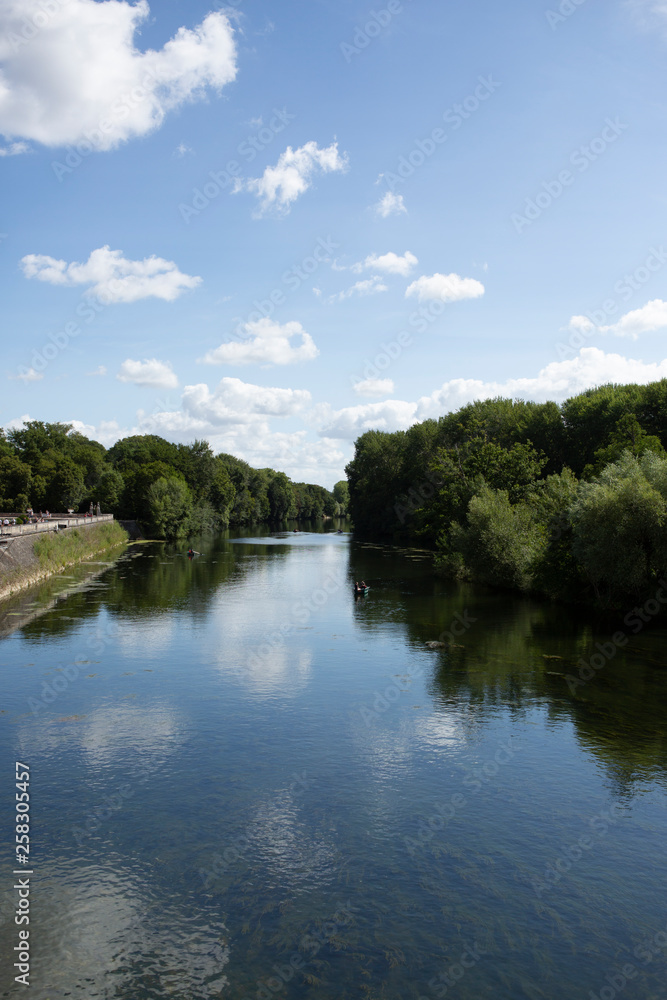 Le Cher, France. River