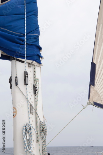 Sailing on catamaran in Denia Alicante Spain