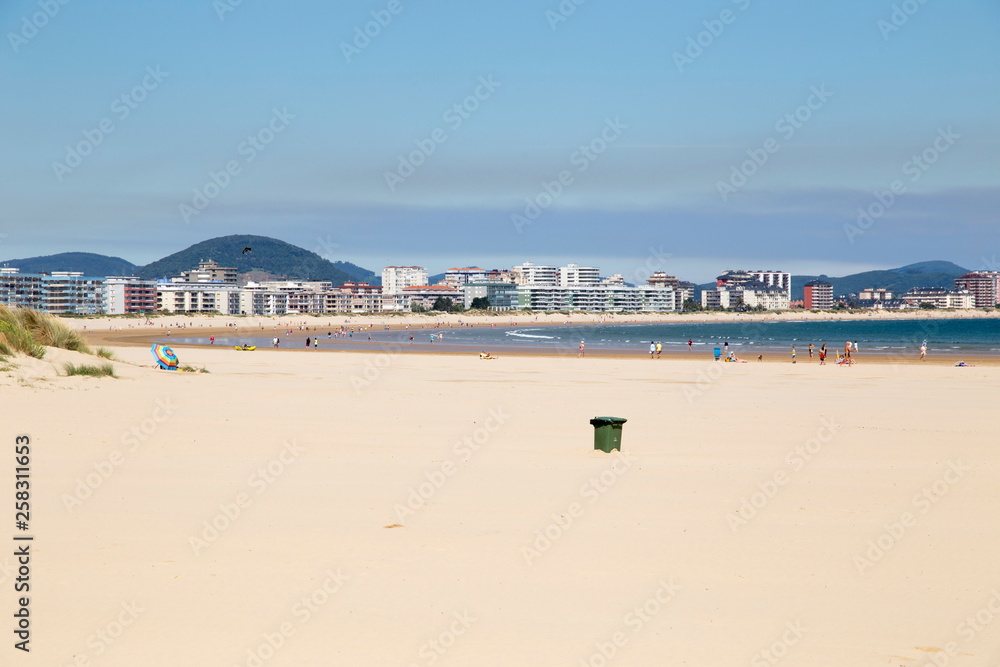 Santona in Cantabria village and beach on July 3, 2017 Spain