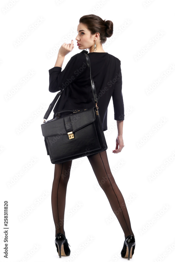 beautiful brunette in business style beautiful brunette in business style