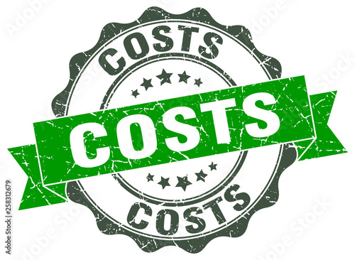 costs stamp. sign. seal