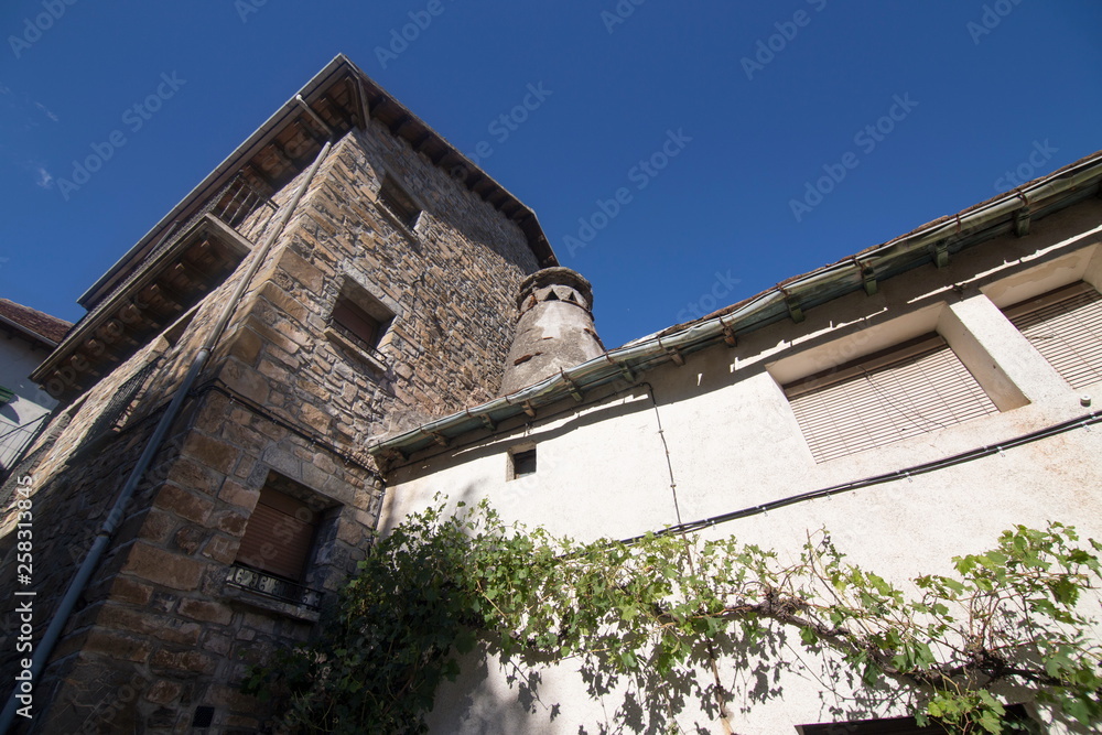 Siresa village in Huesca Aragon Spain