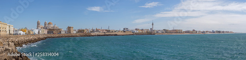 Vista panorámica de Cádiz, Andalucía, España