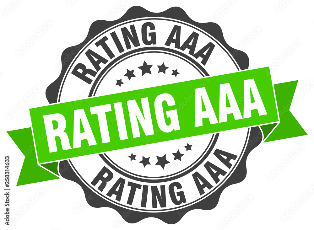 rating aaa stamp. sign. seal rating aaa stamp. sign. seal