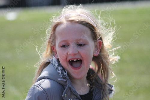 portrait of a little girl