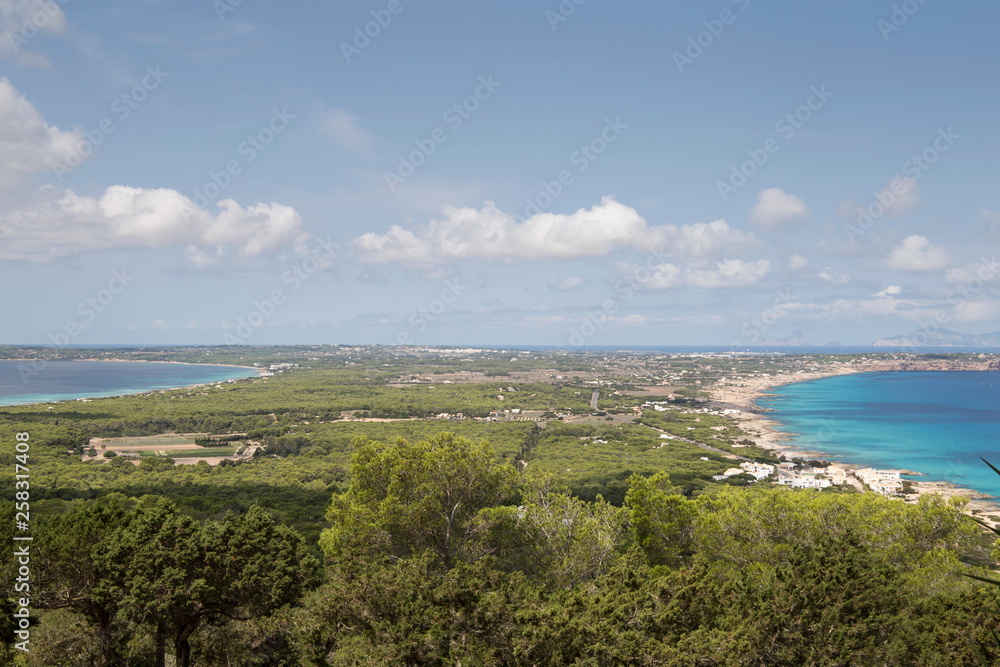Formentera island in Balearics Spain