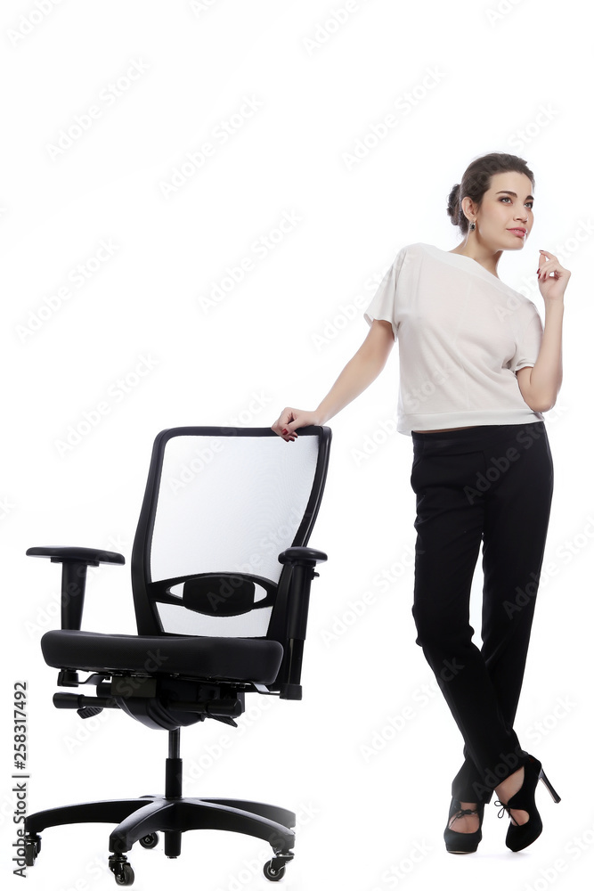 beautiful brunette in business style beautiful brunette in business style