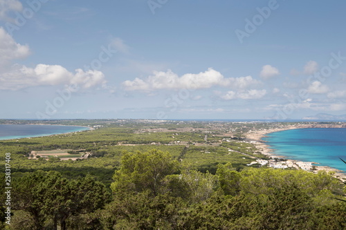 Formentera island in Balearics Spain