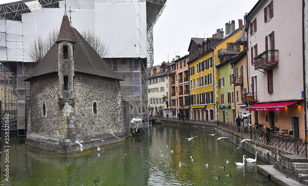 canal in Annecy, Alpes