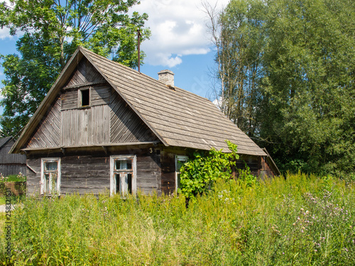 very old abandoned house in Poland