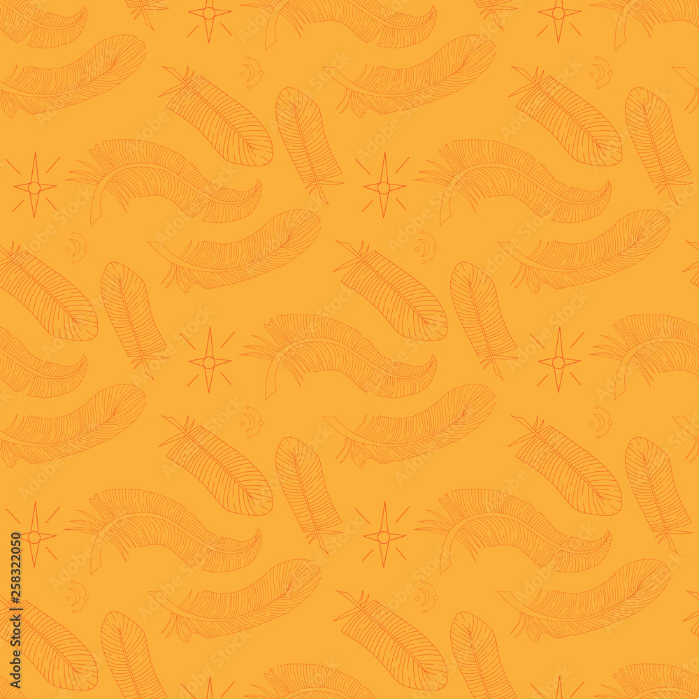 Featers vector pattern Featers vector pattern