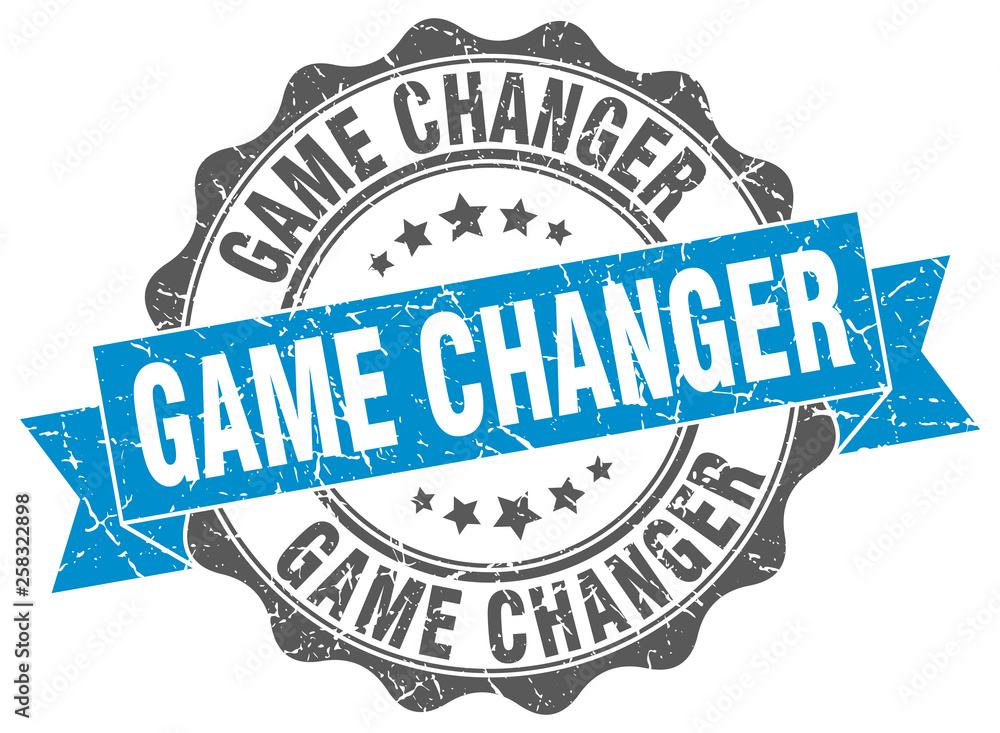 Fototapeta premium game changer stamp. sign. seal