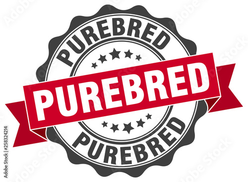 purebred stamp. sign. seal