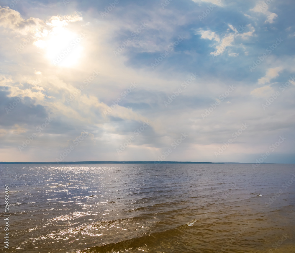 huge lake scene at the sunny day huge lake scene at the sunny day
