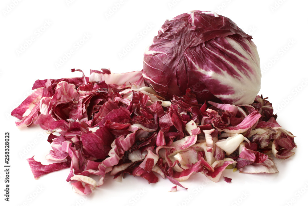 Obraz premium Chopped red cabbage