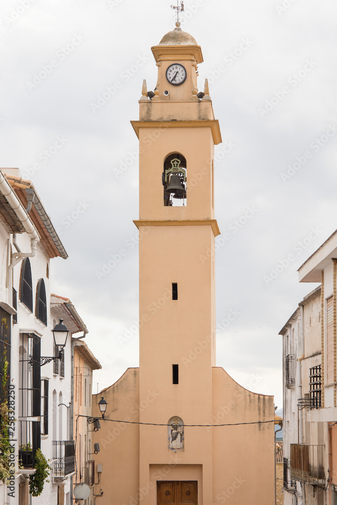 Fototapeta premium Adsubia village in Alicante province Spain