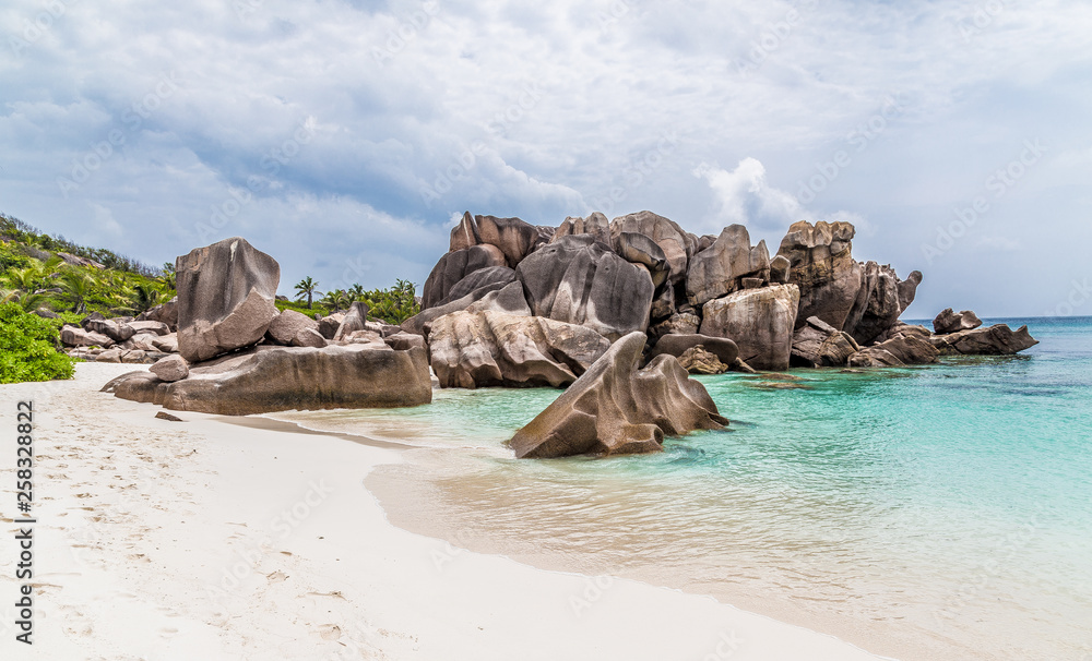 Anse Cocos Strand auf La Digue Seychellen Anse Cocos Strand auf La Digue Seychellen