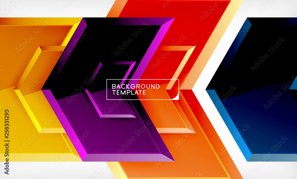 Shiny glossy arrows background, clean modern geometric design, futuristic composition Shiny glossy arrows background, clean modern geometric design, futuristic composition