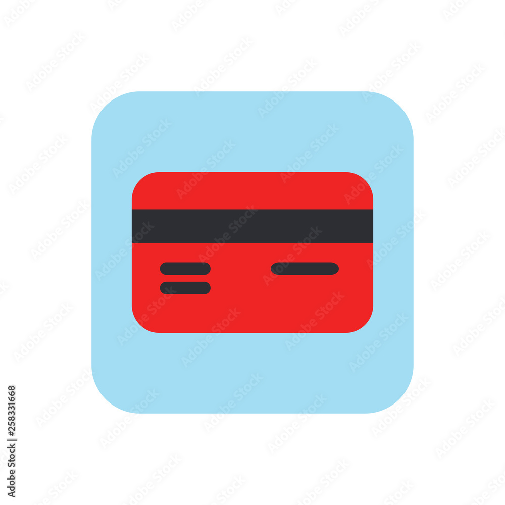 Credit card. Red bank card. Logo credit card . Vector illustration. EPS 10. Credit card. Red bank card. Logo credit card . Vector illustration. EPS 10.