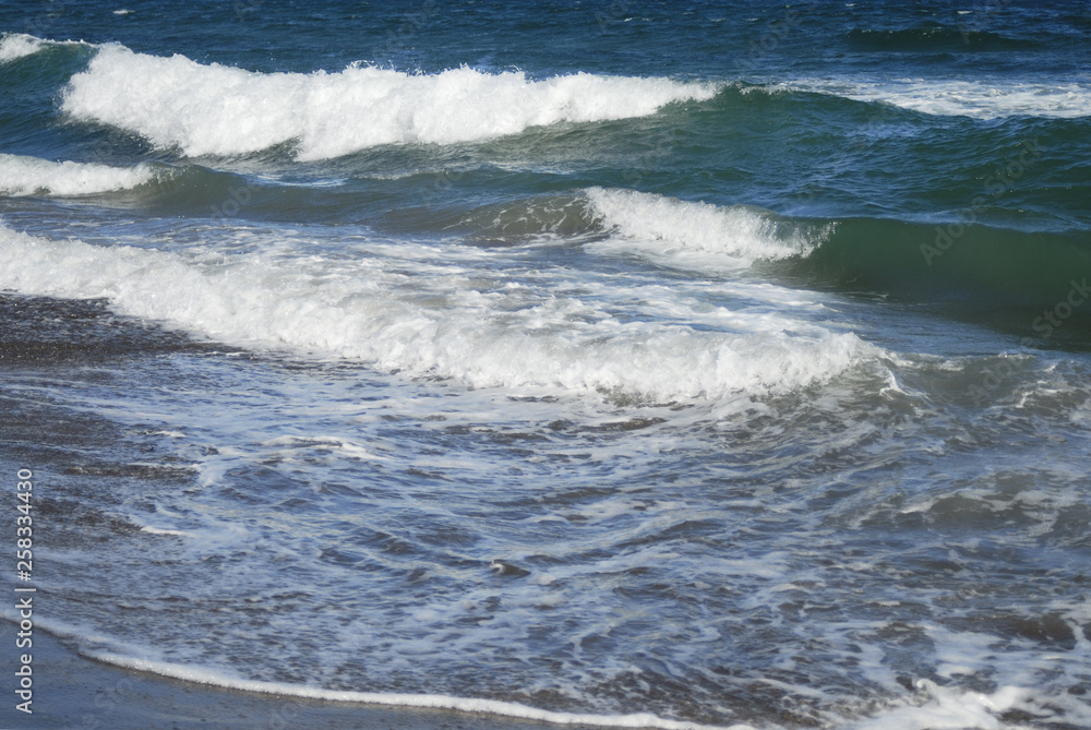 Obraz premium 海 波 浜 素材