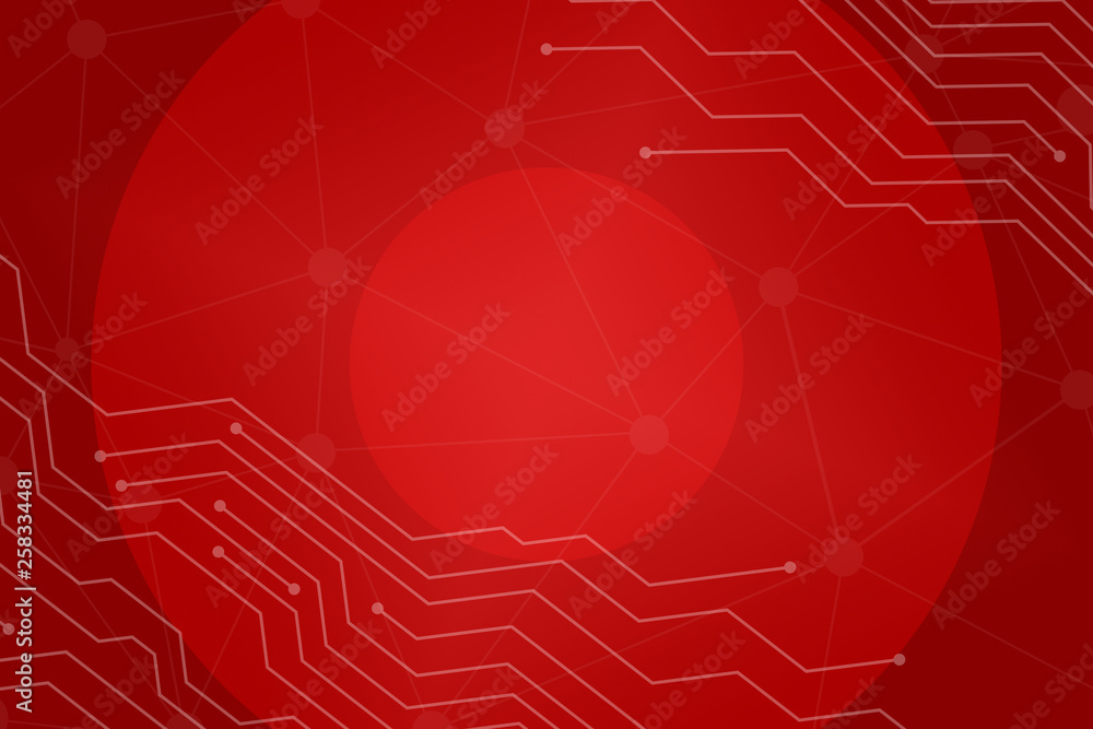 Obraz premium abstract, red, pattern, wallpaper, texture, illustration, design, art, color, line, light, orange, wave, bright, graphic, backdrop, gradient, lines, pink, yellow, technology, blue, computer
