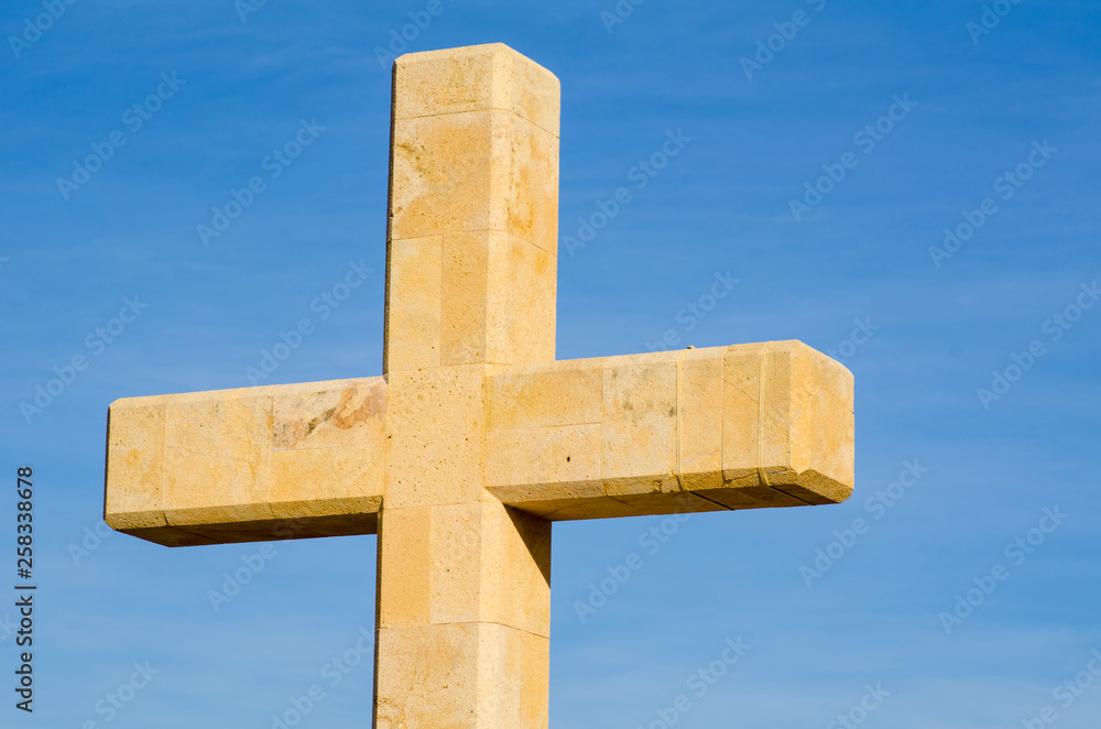 Large stone cross