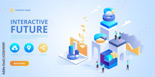 Interactive future innovation. Experience of work, learning or entertaining on augmented reality.
