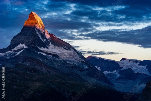 The Glowing Matterhorn