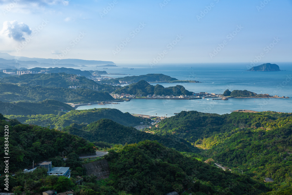 Ocean coastline view, Jiufen, Taiwan