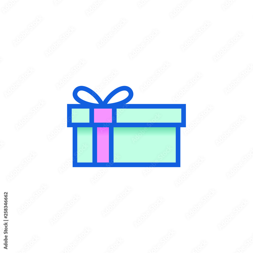 Modern Gift Icons for electronic commerce store shopping business internet company with high end look