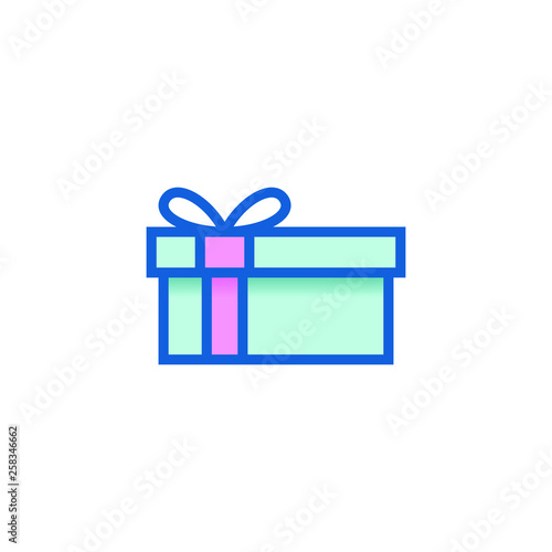 Modern Gift Icons for electronic commerce store shopping business internet company with high end look