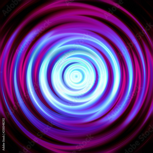 abstract color circle swirl
