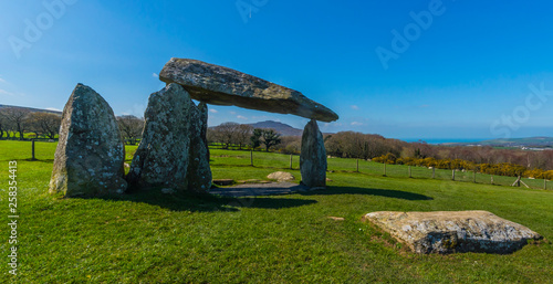 Pentre Ifan Neolithic Burial Chamber, West Wales, UK photo