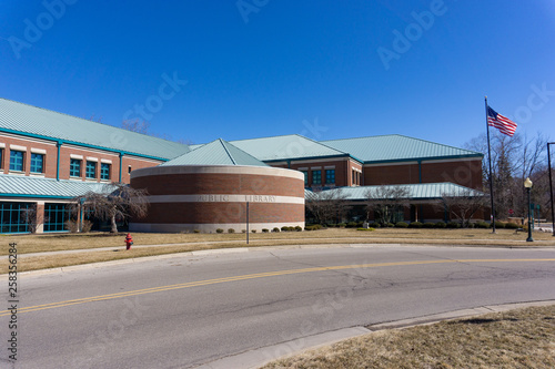 Rochester Hills Public Library exterior, Rochester, Michigan