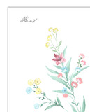 Colorful flower on white background,It's perfect for greeting cards,wedding invitation