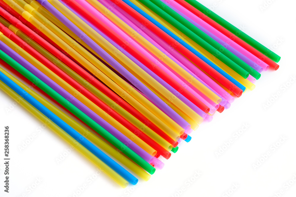 Abstract colorful background. Background from cocktail tubes close up. Soft focus. Abstract colorful background. Background from cocktail tubes close up. Soft focus.