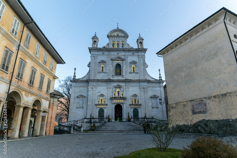 Ancient church of mount Varallo, Italy