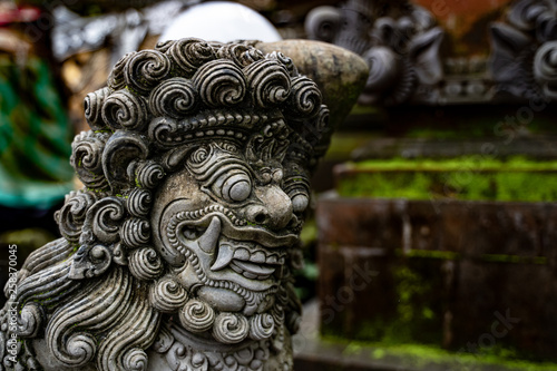 Fotografering Traditional balinese demon statue