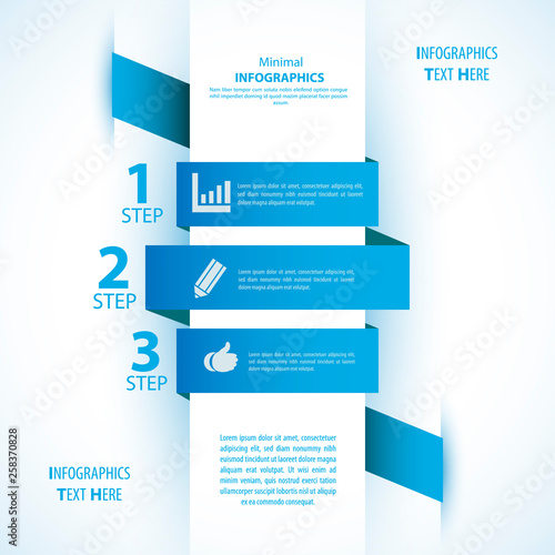 Modern soft color Design template   can be used for infographics