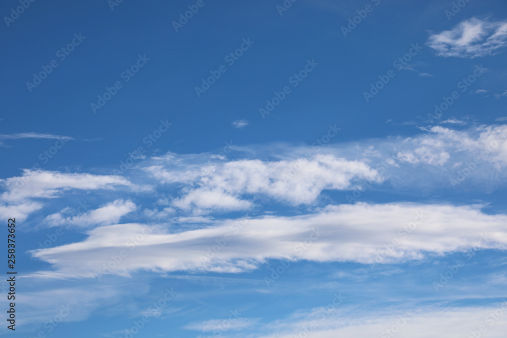 blue sky and white clouds called stratocumulus