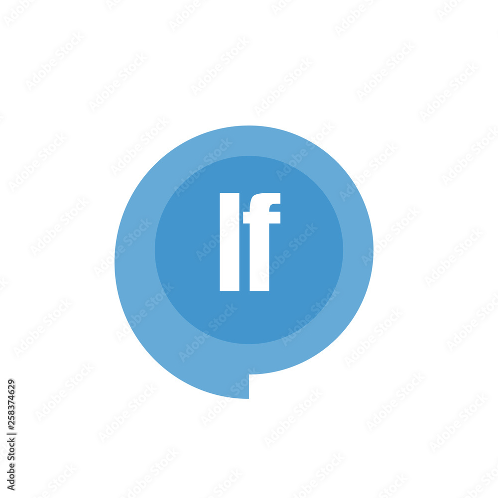 Initial Letter Logo LF Template Vector Design Initial Letter Logo LF Template Vector Design
