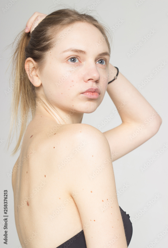 Obraz premium girl without makeup